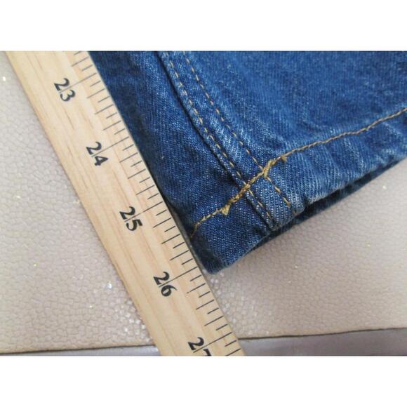 Harbor Bay HOB Authentic Brand Men’s Jeans 46x28 Blue Denim Straight Leg Cotton - Picture 7 of 8